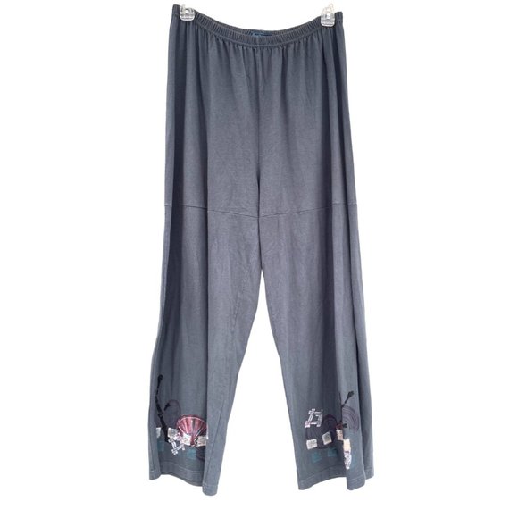 Barclay Women’s size 2 Gray hand painted Garter pants